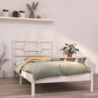 Bedframe Massief Hout 100 x 200 cm Wit