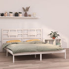 Bedframe Massief Hout 160 x 200 cm Wit