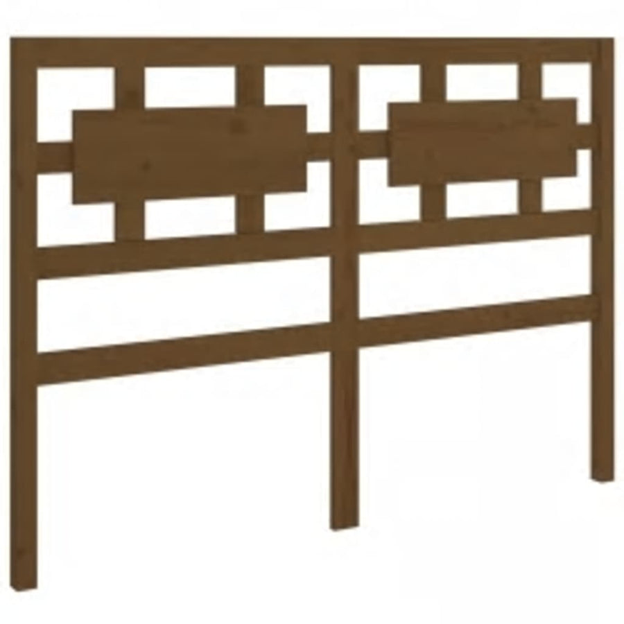 Bedframe Massief Hout 200 x 200 cm Honingbruin