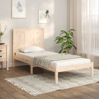 Bedframe Massief Grenenhout 100 x 200 cm Naturel