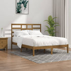 Bedframe Massief Hout 160 x 200 cm Honingbruin