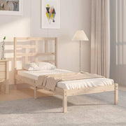Bedframe massief grenenhout 75x190 cm
