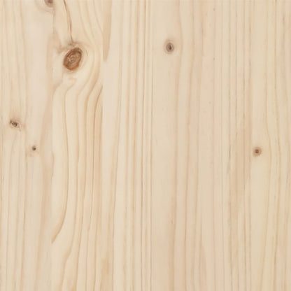 Bedframe massief hout 180x200 cm Super King Size 180 x 200 cm Naturel