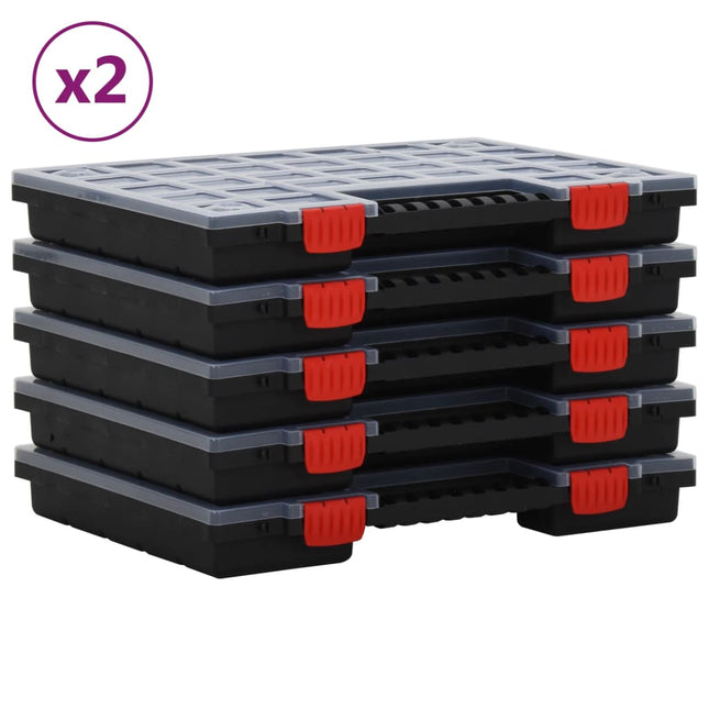 Assortimentsdozen 10 St 40X30X5 Cm Polypropeen 26 verdelers