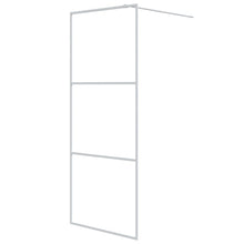 Inloopdouchewand 80x195 cm transparant ESG-glas wit 80 x 195 cm Wit