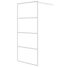 Inloopdouchewand 90x195 cm transparant ESG-glas wit 90 x 195 cm Wit