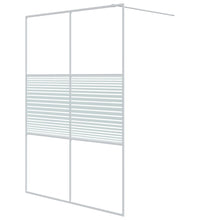 Inloopdouchewand 140x195 cm transparant ESG-glas wit 140 x 195 cm Wit