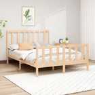 Bedframe Massief Grenenhout 160 x 200 cm Naturel