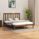 Bedframe Massief Hout 160 x 200 cm Honingbruin