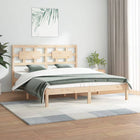 Bedframe Massief Grenenhout 160 x 200 cm Naturel