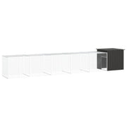 Kippenhok 600x91x100 cm gegalvaniseerd staal