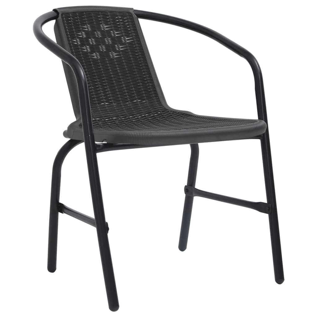 Tuinstoelen 110 Kg Kunststof Rattan En Staal 4