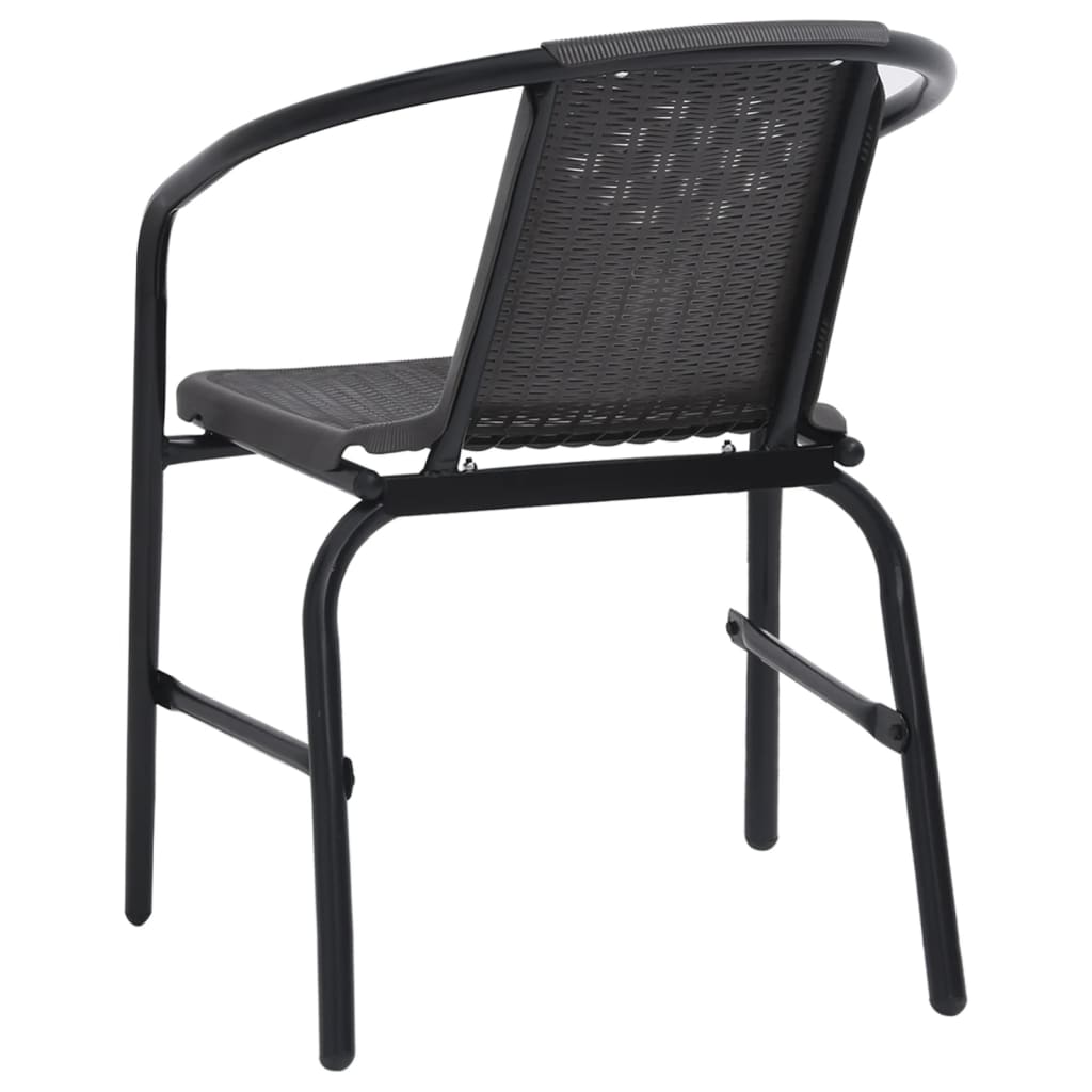 Tuinstoelen 110 Kg Kunststof Rattan En Staal 4