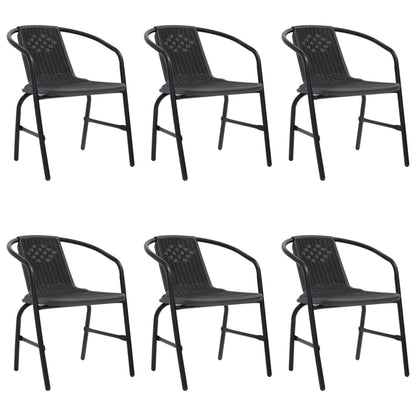 Tuinstoelen 110 Kg Kunststof Rattan En Staal 6