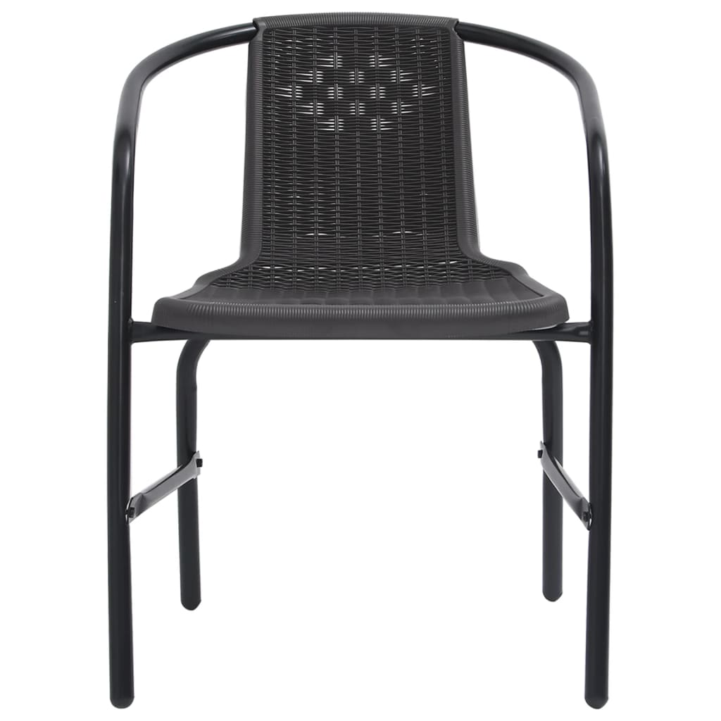 Tuinstoelen 110 Kg Kunststof Rattan En Staal 6