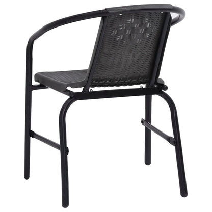 Tuinstoelen 110 Kg Kunststof Rattan En Staal 6