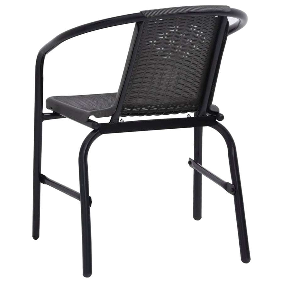 Tuinstoelen 110 Kg Kunststof Rattan En Staal 6