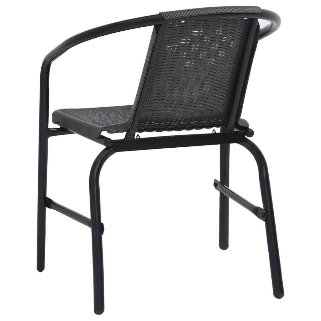 Tuinstoelen 110 Kg Kunststof Rattan En Staal 8