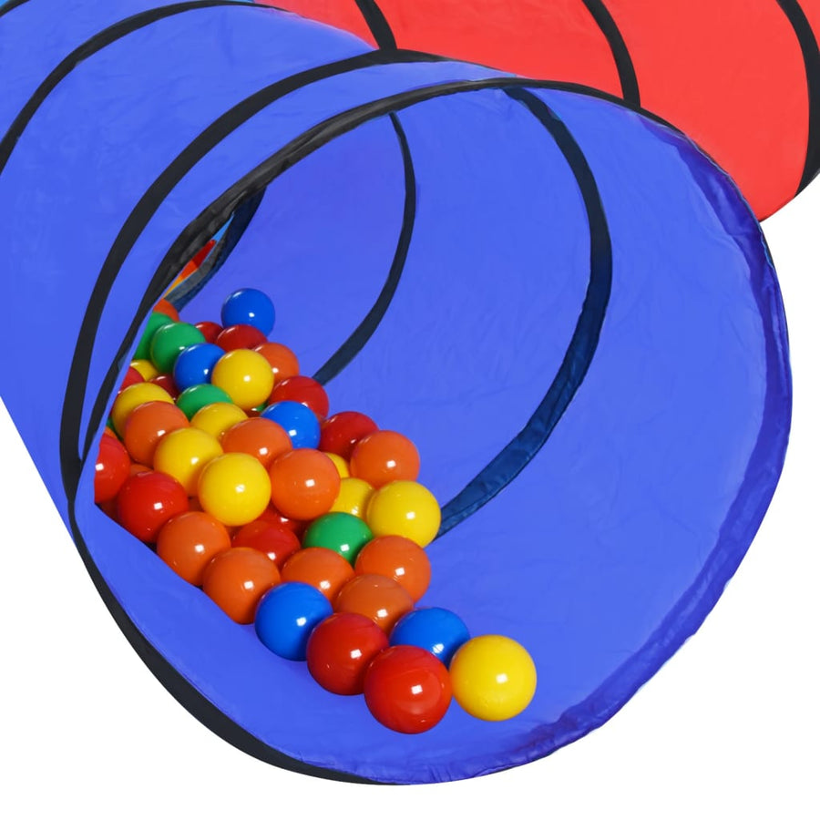Kinderspeeltunnel Met 250 Ballen Meerkleurig Multikleur