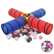 Kinderspeeltunnel met 250 ballen 250x250x48 cm