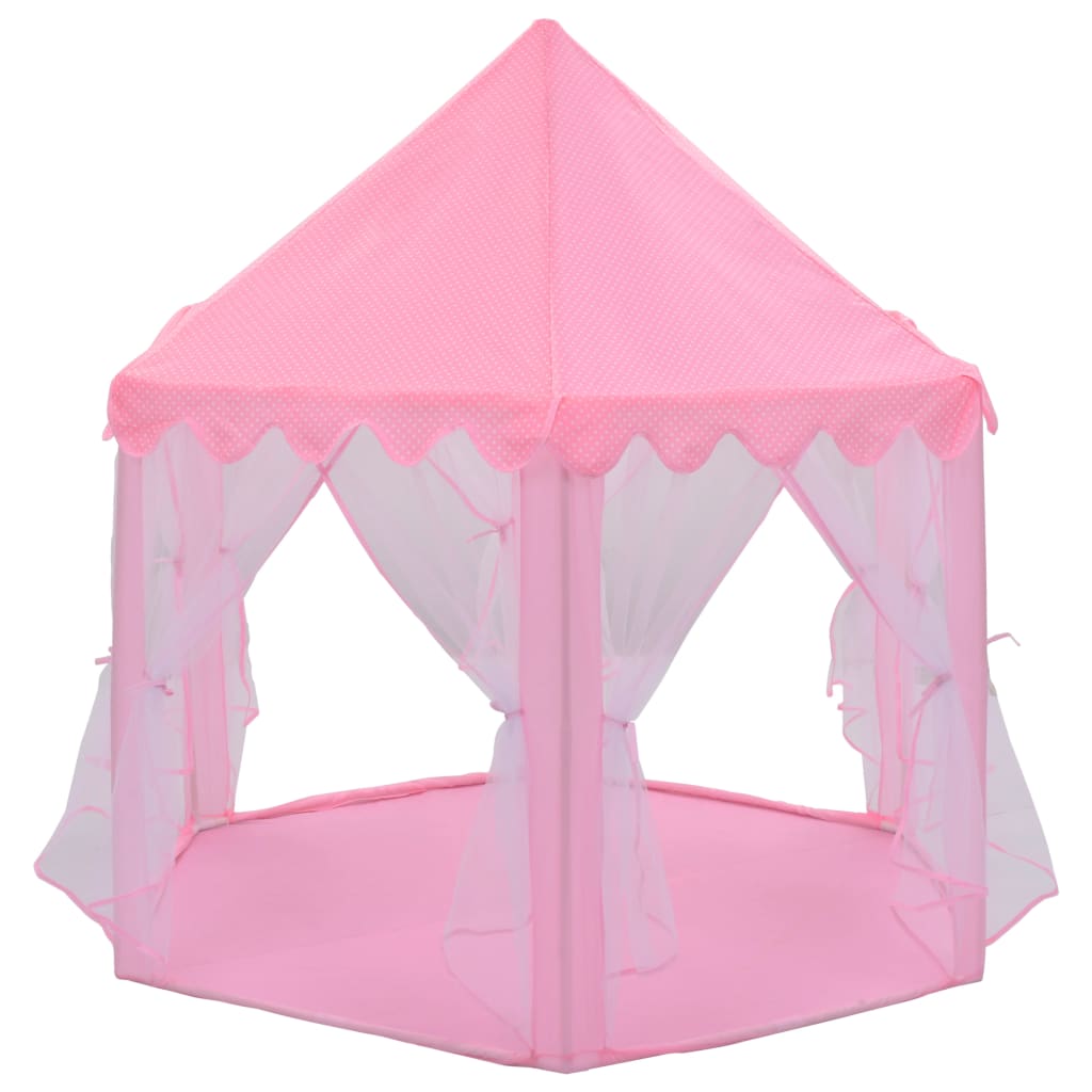Prinsessenspeeltent Met 250 Ballen 33X40 Cm Roze Multikleur