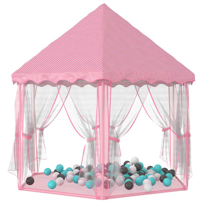 Prinsessenspeeltent Met 250 Ballen 33X40 Cm Roze Meerkleurig 1