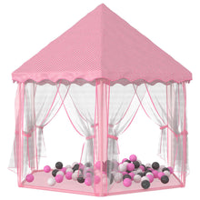 Prinsessenspeeltent Met 250 Ballen 33X40 Cm Roze Meerkleurig 2