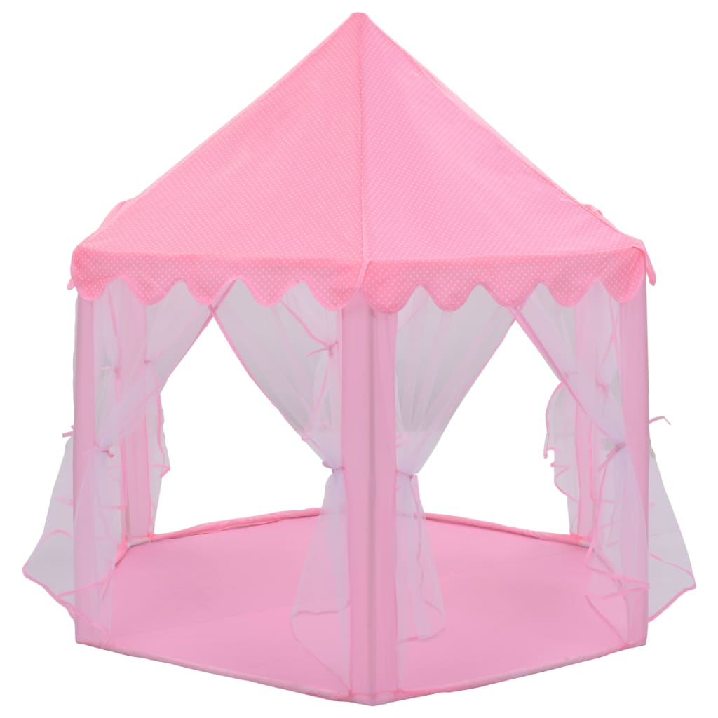 Prinsessenspeeltent Met 250 Ballen 33X40 Cm Roze Meerkleurig 2