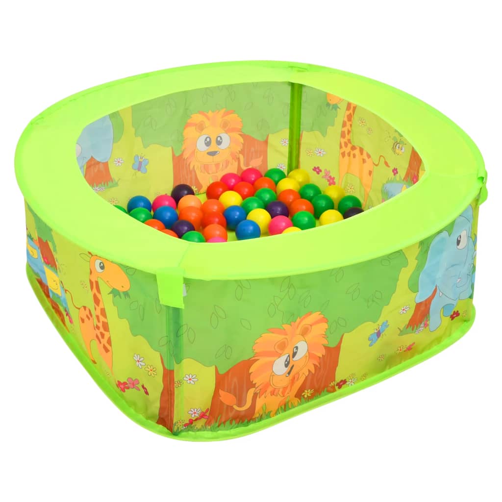 Ballenbak Voor Kinderen Met 300 Ballen 75X75X32 Cm Multikleur