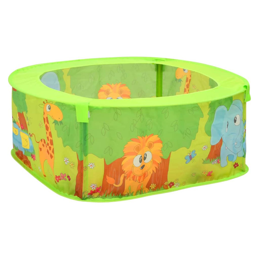 Ballenbak Voor Kinderen Met 300 Ballen 75X75X32 Cm Meerkleurig 1