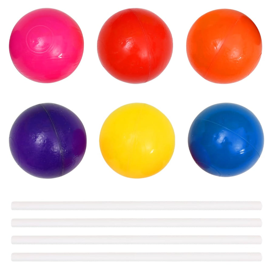 Ballenbak Voor Kinderen Met 300 Ballen 75X75X32 Cm Meerkleurig 1
