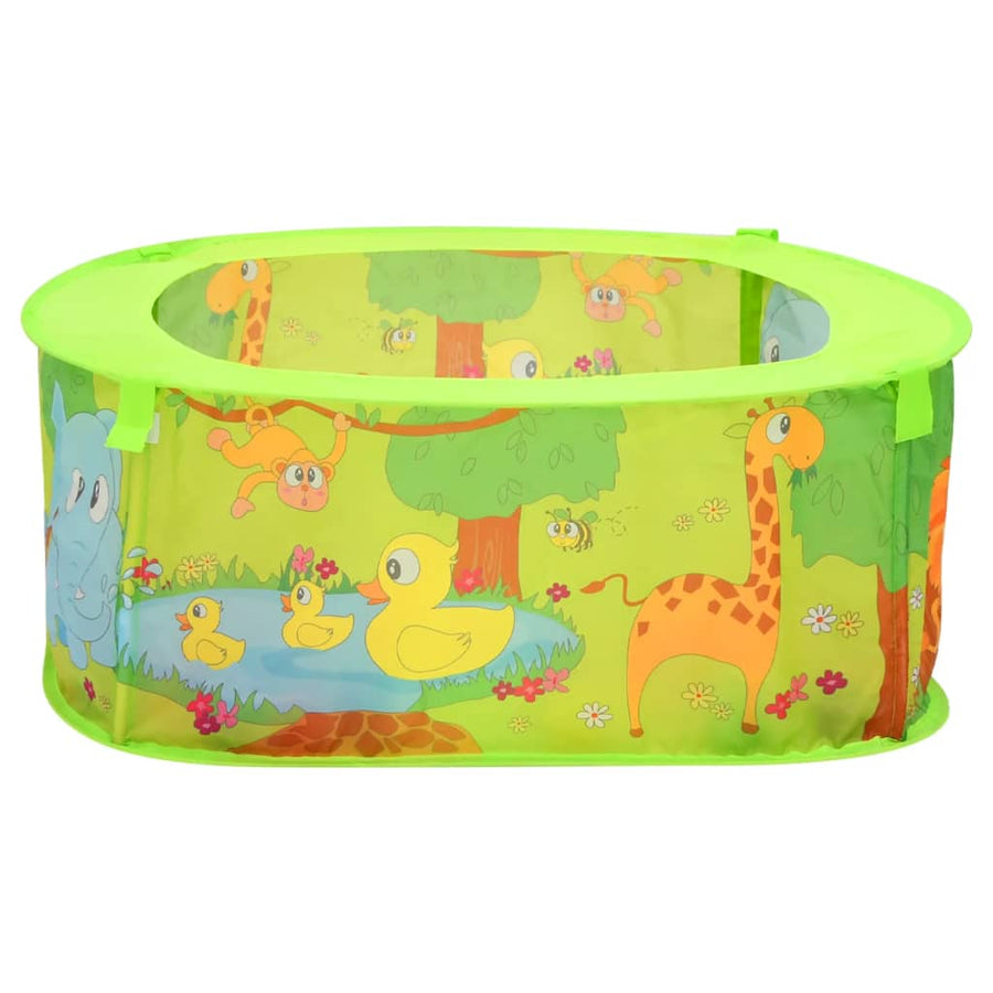 Ballenbak Voor Kinderen Met 300 Ballen 75X75X32 Cm Meerkleurig 2