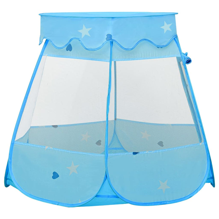 Kinderspeeltent Met 250 Ballen 02X02X82 Cm Blauw Multikleur