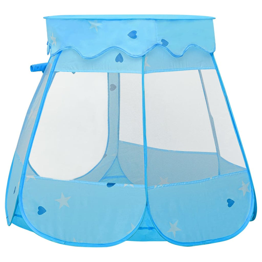 Kinderspeeltent Met 250 Ballen 02X02X82 Cm Blauw Multikleur