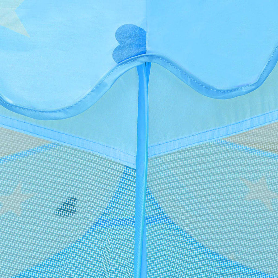 Kinderspeeltent Met 250 Ballen 02X02X82 Cm Blauw Multikleur