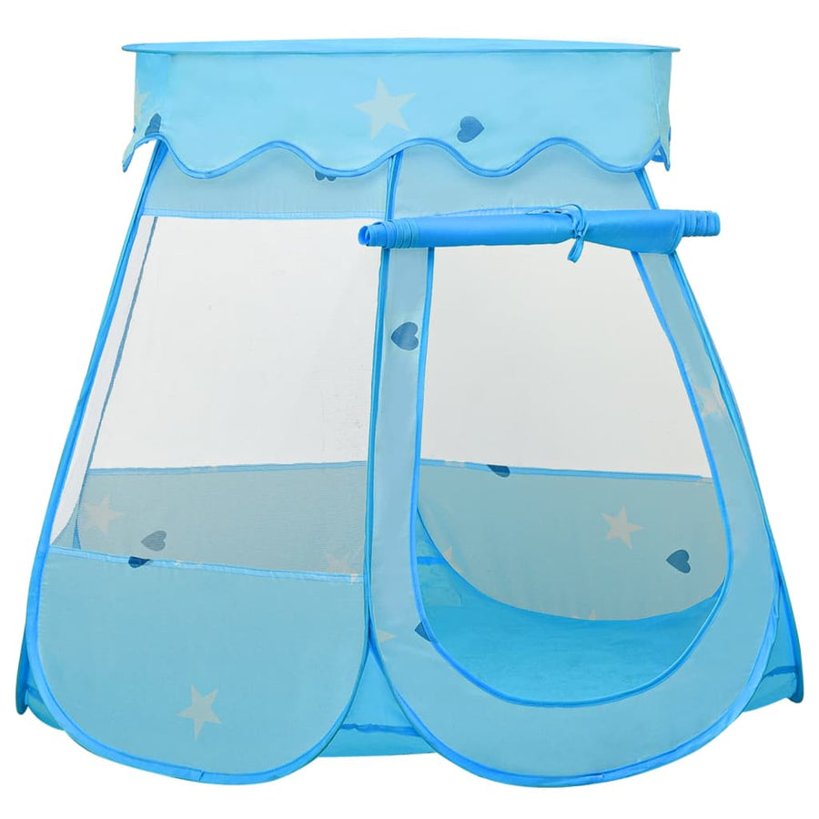 Kinderspeeltent Met 250 Ballen 02X02X82 Cm Blauw Meerkleurig 1