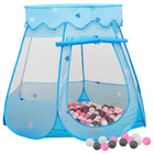 Kinderspeeltent Met 250 Ballen 02X02X82 Cm Blauw Meerkleurig 2