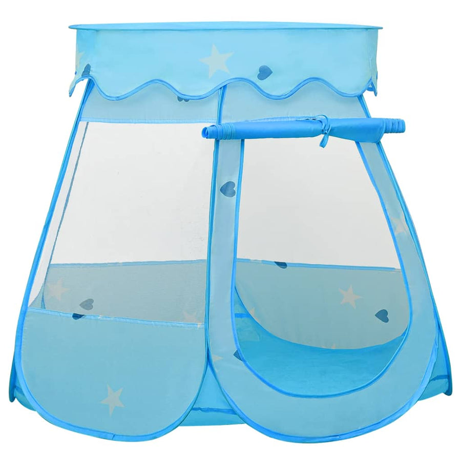 Kinderspeeltent Met 250 Ballen 02X02X82 Cm Blauw Meerkleurig 2