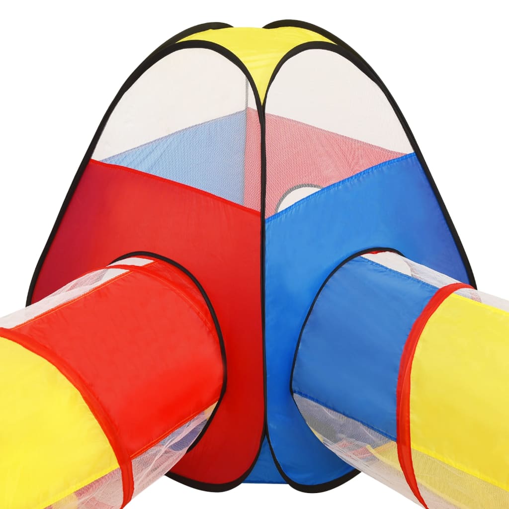 Kinderspeeltent Met 250 Ballen 90X264X90 Cm Meerkleurig Meerkleurig 1