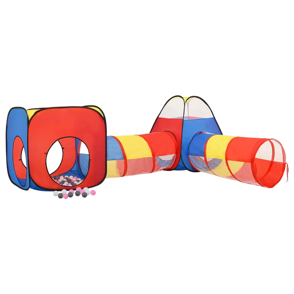 Kinderspeeltent Met 250 Ballen 90X264X90 Cm Meerkleurig Meerkleurig 2
