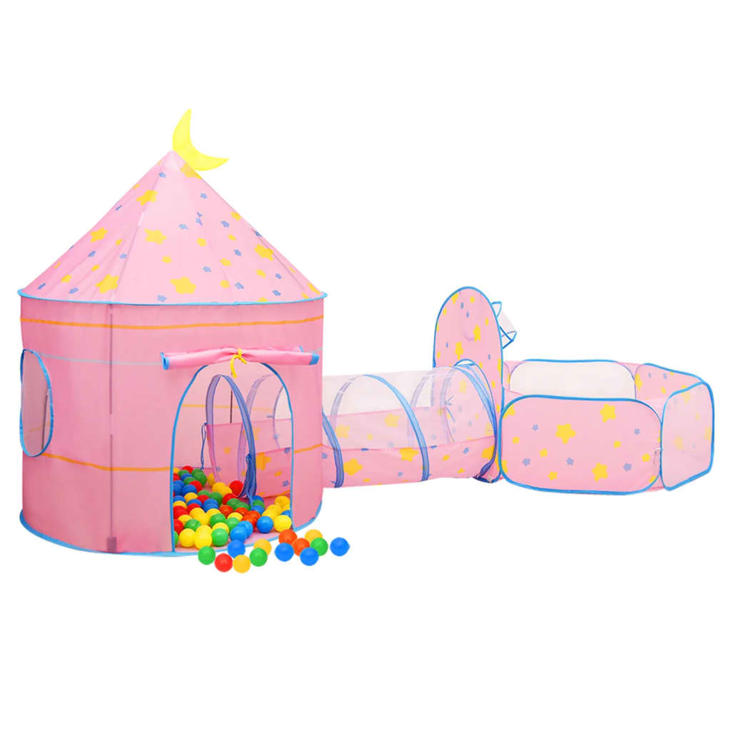 Kinderspeeltent Met 250 Ballen 30X20X28 Cm Roze Multikleur