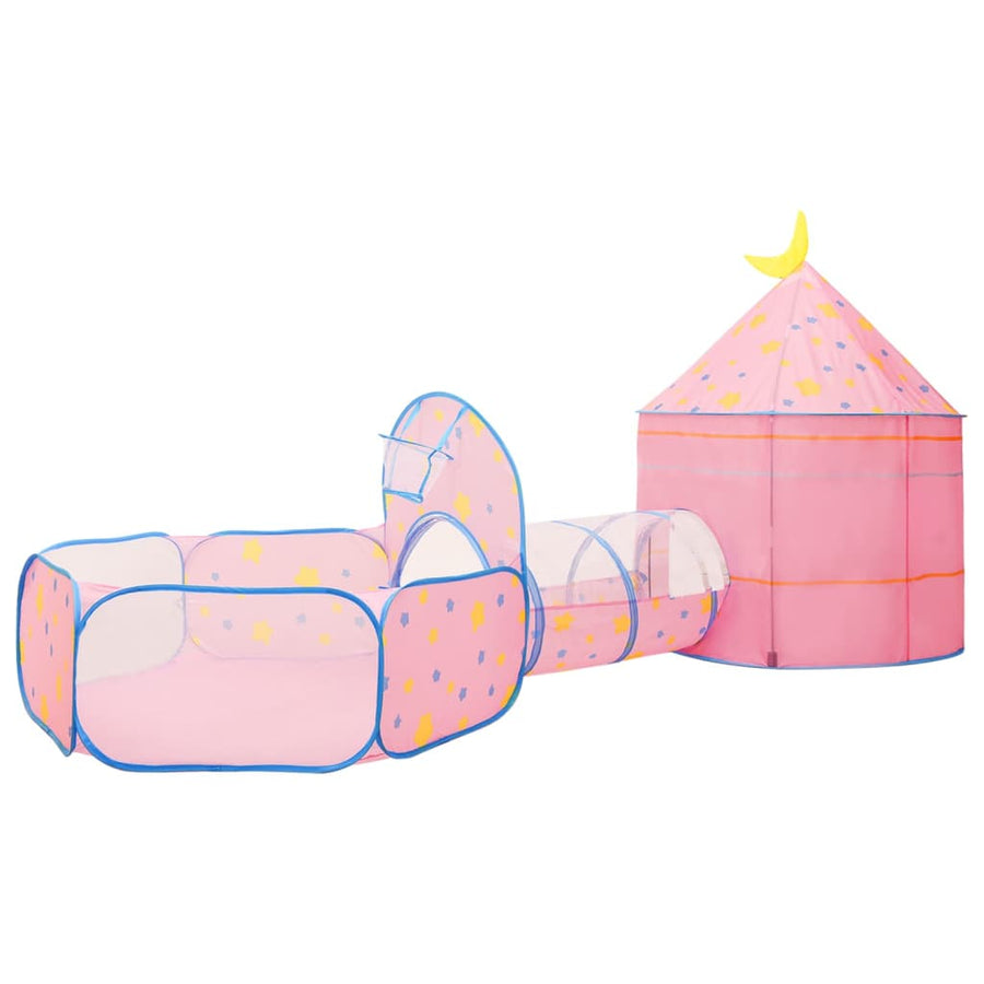 Kinderspeeltent Met 250 Ballen 30X20X28 Cm Roze Multikleur