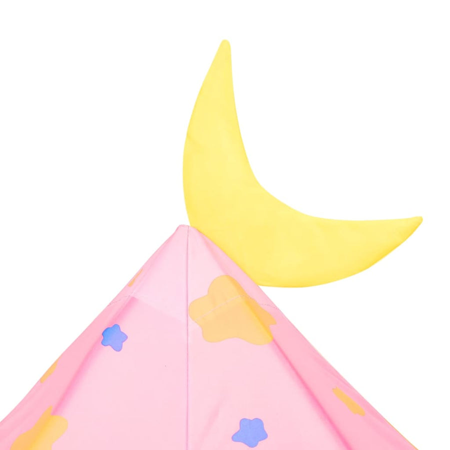Kinderspeeltent Met 250 Ballen 30X20X28 Cm Roze Multikleur