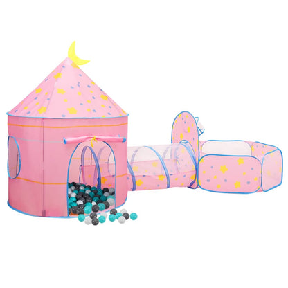 Kinderspeeltent Met 250 Ballen 30X20X28 Cm Roze Meerkleurig 1