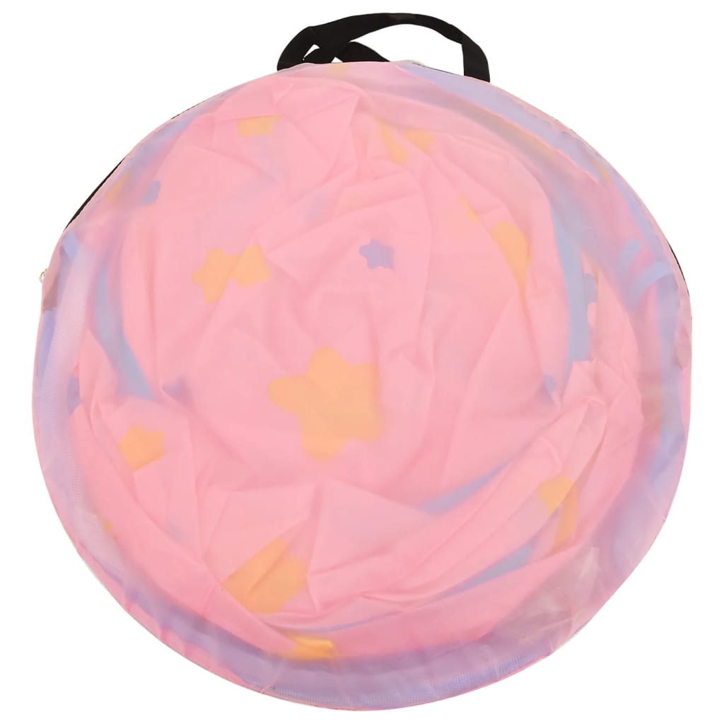 Kinderspeeltent Met 250 Ballen 30X20X28 Cm Roze Meerkleurig 1