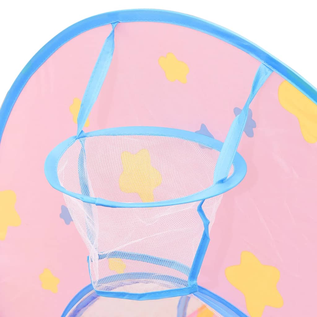 Kinderspeeltent Met 250 Ballen 30X20X28 Cm Roze Meerkleurig 1