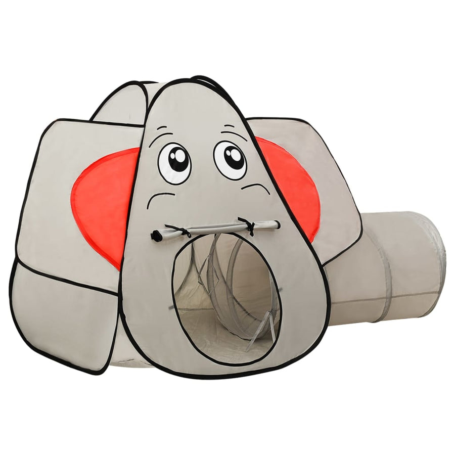 Kinderspeeltent Met 250 Ballen Olifant 74X86X0 Cm Grijs Multikleur