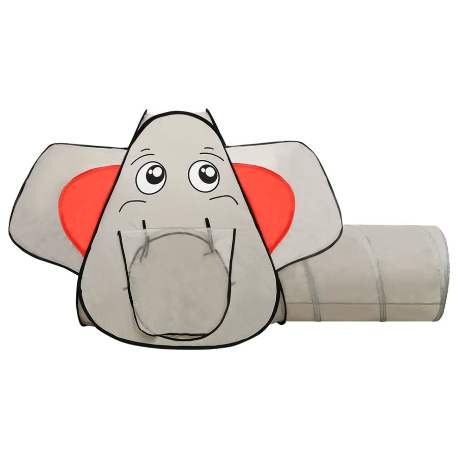 Kinderspeeltent Met 250 Ballen Olifant 74X86X0 Cm Grijs Multikleur