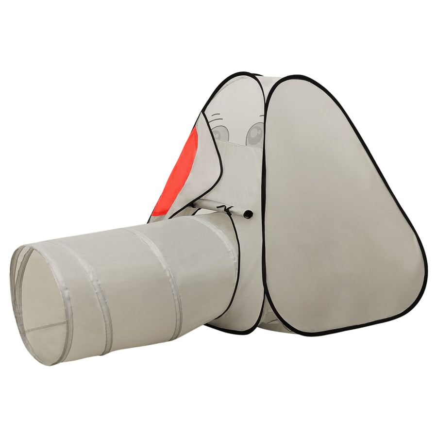 Kinderspeeltent Met 250 Ballen Olifant 74X86X0 Cm Grijs Multikleur