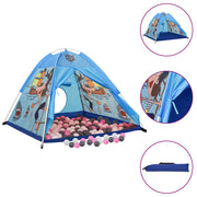 Kinderspeeltent 120x120x90 cm met 250 ballen blauw